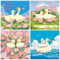 ราคา 【PM 】 การ ์ ตูนเป ็ ด 5D ภาพวาดเพชรปักครอสติชชุดเพชรอะคริลิครอบเพชรภาพวาดสําหรับตกแต ่ งบ ้ านหมีน ้ อย Van Gogh แขวนภาพวาด 5242 (29851657700)