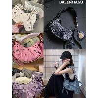 ราคา แบรนด์ใหม่ 100% ของแท้ BALENCIAGA LE CAGOLE โซ่กระเป๋าถือกระเป๋าสะพายข้างเดียว (29876596631)