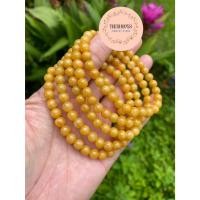 ราคา ข้อมือหยกน้ำผึ้งสีเหลืองเข้ม หยกพม่าแท้ สีคัดพิเศษสีธรรมชาติ (27057403241)