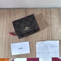ราคา Coach กระเป๋าสตางค์3พับ มือ2ของแท้ มีตำหนิ (18373803264)