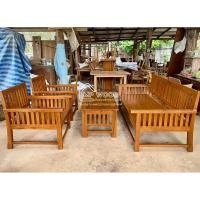 ราคา ชุดรับแขกโต๊ะเก้าอี้ไม้สัก (27600428852)