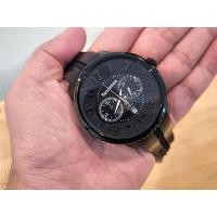 ราคา นาฬิกามือสอง Tendence Gulliver Round Chrono จับเวลาได้ มีบอกวันที่ได้ All Black (28930143645)