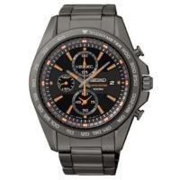 ราคา Seiko Criteria Chronograph Sapphire Limited Edition SNDF81P1 (Black/Orange) (295577768)