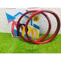 ราคา ขอบล้อยี่ห้อYOKOโยโกแท้ ขอบล้อบันไซ 1คู่ สีแดงเข้มวงล้อ อลูมิเนียม 1.40 ขอบ 17 สำหรับ รถจักรยานยนต์ทั่วไป ล้อขอบ17 (27413427984)