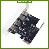 ราคา [สต๊อกพร้อม] การ์ดขยาย PCIE USB 4 พอร์ต PCIE PCIe Express USB 3.0 อะแดปเตอร์ฮับความเร็วสูง (43463243876)