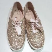 ราคา Keds x Kate Spade New York Champion Glitter Rose Gold (1954288016)