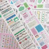ราคา สติ๊กเกอร์ม้วน Graffiti Cute Character Handbook Sticker Goo Card Sticker Original diy (24783937095)