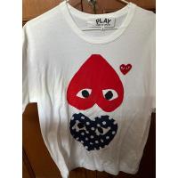 ราคา เสื้อยืด comme des garcon play หัวใจแดง L (20671642692)