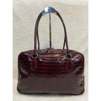 ราคา HAMANO แบรนด์แท้ หนังแท้วินเทจ มือสองนำเข้า รุ่นตามหาทรงหมอน (24285232601)