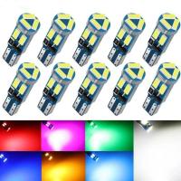 ราคา 10pcs T5 Led 3014 7SMD ไฟแสดงสถานะ T5 เครื่องมือแผง 12V บรรยากาศภายในรถแดชบอร์ดเครื่องมือหลอดไฟ Auto12V (28236530980)