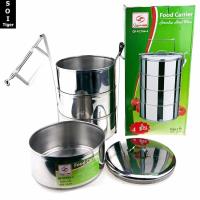 ราคา ใช้โค้ด CPHLFEB ลดเพิ่ม 10% !soi tiger ปิ่นโต ปิ่นโตสเตนเลส 4 ชั้น 14 cm ตรา food carrier #779 (529284151)