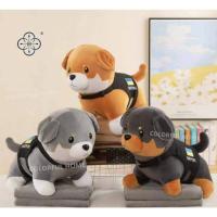 ราคา หมอนตุ๊กตาหมา ตุ๊กตาผ้าห่ม ผ้าห่ม หมาน่ารัก หมาทหาร ขนาดผ้าห่ม 100*150 Cm (27605181288)