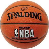 ราคา Spalding ลูกบาสเกตบอล NBA SILVER OUTDOOR (1318762729)