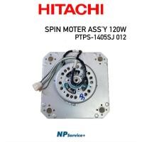 ราคา HITACHIอะไหล่แท้ มอเตอร์ถังปั่นแห้ง อะไหล่เครื่องซักผ้าฮิตาชิ MOTOR พาร์ท PTPS-1405SJ*012 (41610318434)