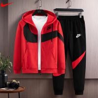 ราคา Nike ของแท้ 100% ชุดเสื้อกันลม และกางเกงวอร์ม มีฮู้ด พลัสไซซ์ สําหรับผู้ชาย (29353619377)
