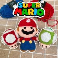 ราคา มาริโอ้ พวงกุญแจมาริโอ้ไหมพรม พวงกุญแจเห็ดมาริโอ้ มาริโอ้ พวงกุญแจไหมพรม (18291432308)