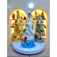 ราคา เจ้าเเม่กวนอิม พระโพธิสัตว์กวนอิม สูง14นิ้ว กว้าง6นิ้ว (24917307526)
