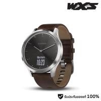 ราคา Garmin vivomove HR Premium Watch (Silver with Dark Brown Leather Band) สินค้ารับประกันศูนย์ 1 ปี (2882617043)