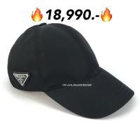 ราคา New prada cap หมวก สีดำ สวยเท่ห์ ขายดี (21788988277)