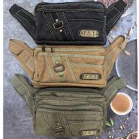 ราคา คาดเอวใหญ่แบบผ้ากระสอบ กระเป๋าสะพายคาดลำตัวอเนกประสงค์ (7775059342)