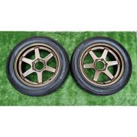 ราคา TE376รู8.5×18(คู่)พร้อมยาง255/50r18ปี19แม็กไม่ซ่อมไม่ร้าว/มือ2ตามสภาพ (18606750833)