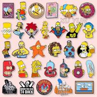 ราคา การ์ตูน Simpson ตัวอักษรเข็มกลัดปกตลกอะนิเมะเคลือบ Pin Design กระเป๋าเป้สะพายหลัง Badge อุปกรณ์เสริมเครื่องประดับของขวัญสําหรับเพื่อน (18764108042)
