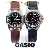 ราคา (กันน้ำ) Casio นาฬิกาข้อมือผู้หญิง สายหนัง สีน้ำตาล วันที่ นาฬิกาคาสิโอ้ ใส่ทำงาน Quartz นาฬิกาผู้หญิง สายหนัง RC633 (12358960605)