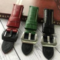 ราคา Pam Panerai สายนาฬิกาข้อมือหนังวัวแท้ แฮนด์เมด สําหรับผู้ชาย 24 มม. (21212551644)