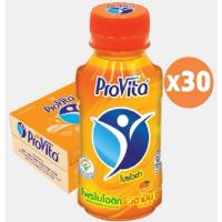 ราคา (30ขวด)แถม 4 ขวด โปรไวต้า เครื่องดื่มโพรไบโอติกผสมวิตามิน รสส้ม ยกลัง 30ขวด// Pro Vita Orange 150ml. // (42710244591)