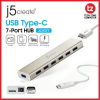 ราคา J5Create JCH377 USB-C 7 พอร์ต Hub - J5Create USB-C to USB 3.0 Hubs - 7 พอร์ต USB 3.0 Hub (22643493428)