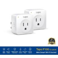 ราคา มือสอง สภาพ 99% (2ชิ้น) TP-LINK รุ่น TAPO P100 Mini Smart Wi-Fi Socket อุปกรณ์ สั่งเปิด -ปิด เครื่องใช้ (13910817772)