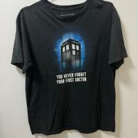 ราคา Doctor Who Tardis Graphic Shirt Mens L Black (22062150250)