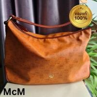 ราคา กระเป๋าสะพาย MCM คล้องบ่ามือสองของแท้ หนังสวยน่ารักมาเดิม ซับในสีส้มทอสัญลักษณ์ (17595550364)