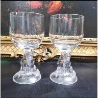 ราคา แก้ว Super Nikka Whisky ใหม่ขาแก้วแกะสลักเป็นรูปหมาป่า (27855259076)