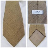 ราคา ARMANI COLLEZIONI 100% Wool Burlap Necktie (25995660281)