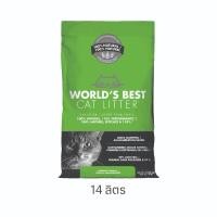 ราคา World's Best Cat Litter Original Unscented ทรายแมว ขนาด 14 ลิตร ออริจินอล ถุงสีเขียว (24071580550)