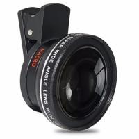 ราคา LIEQI รุ่น LQ-027 สีดำ เลนส์เสริมมือถือ 2 in 1 Super wide angle0.45x & Macro 10x Lens (526449014)
