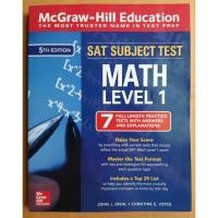 ราคา SAT Subject Test Math Level 1 โดย McGraw-Hill Education /มือหนึ่ง (16858024073)