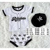 ราคา เซตadidasเด็ก 9-11kg.เฉพาะเสื้อ+กางเกง น้องใส่ถ่ายรูปครั้งเดียว (16758883440)