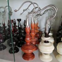 ราคา หัวกรงนกหัวจุก หัวกรง ไม้ขาวดำ ตะขอสแตนเลส (6317618212)