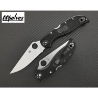 ราคา มีดพับ Spyderco Stretch 2XL Folding Knife VG10 Satin Plain Blade, Black FRN Handles (C258PBK) (44362011031)