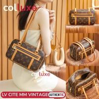 ราคา หลุยส์วิตตอง Louis Vuitton LV CITE MM SIZE IN VINTAGE BAG กระเป๋าสะพายสตรี (29377168444)