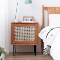 ราคา โต๊ะข้างเตียงไม้เนื้อแข็ง ตู้เก็บของหวายญี่ปุ่น ตู้บานหน้าต่างโค้งสไตล์โมเดิร์นเรียบง่าย (42157515980)