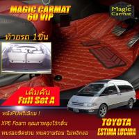 ราคา Toyota Estima Lucida X Luxury 1990-1999 Full Set A (เต็มคันรวมท้ายรถA) พรมรถยนต์ Estima Lucida พรม6D VIP Magic Carmat (23063619257)