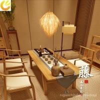 ราคา ร้านอาหารญี่ปุ่นโคมไฟระย้าหวายย้อนยุครังนกหมวกฟางหวายโคมไฟสวนโรงแรมบ้านไร่ไม้ไผ่สานโคมไฟไม้ไผ่ ALO1 (24625140591)