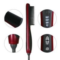 ราคา แปรง หวีไฟฟ้าผมตรง Hair Straightener HQT-908 หวีรีดตรง เครื่องรีดผม ที่รีดผม เครื่องหนีบผม ที่หนีบผม (1808457392)