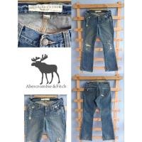 ราคา กางเกงยีนส์ เอว 32 ขาม้า ผ้าสวย Abercrombie & Fitch มือ 2 (28471713975)