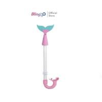 ราคา BLING2O ท่อดำน้ำเด็กยอดฮิตจากอเมริกา ARIETAIL MERMAID TAIL SNORKEL MINT TO BLUE ถ่ายรูปสวย mouth piece เล็กสำหรับเด็ก (7756102220)
