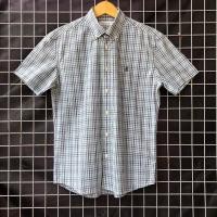 ราคา KEMEJA เสื้อเชิ้ตแขนสั้นผู้ชาย Checkered Bean Pole (24058438725)