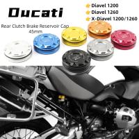 ราคา สําหรับ Ducati Diavel1200 Diavel1260 X-Diavel1200/1260 รถจักรยานยนต์ด้านหลังคลัทช์เบรคอ่างเก็บน้ําหมวก 45 มม. (26667726196)